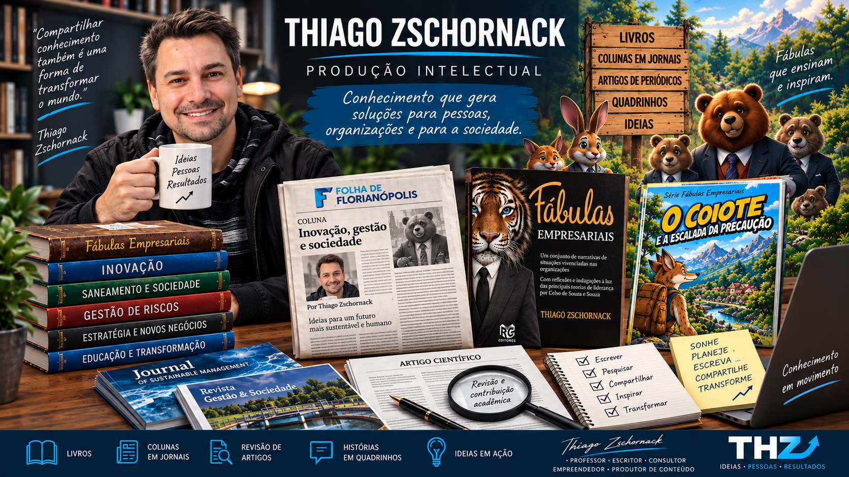 Capa da THZ Produções Intelectuais