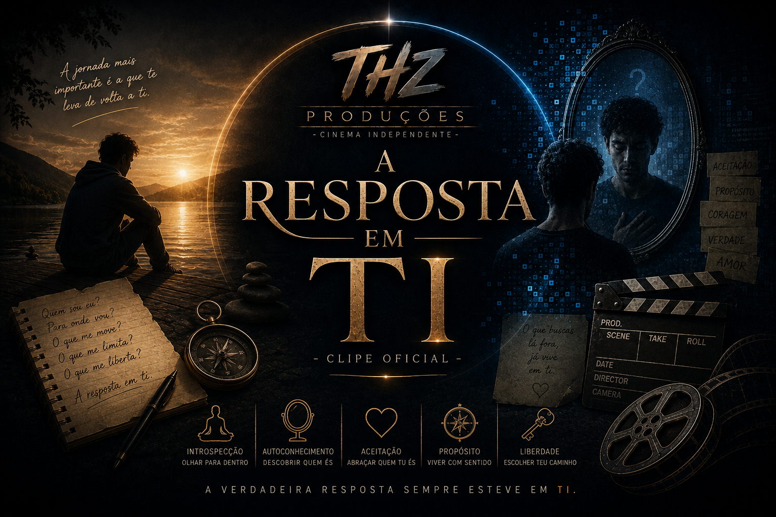 Arte do clipe A Resposta em Ti