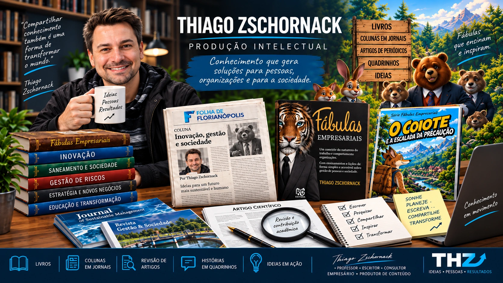 Capa da THZ Produções Intelectuais