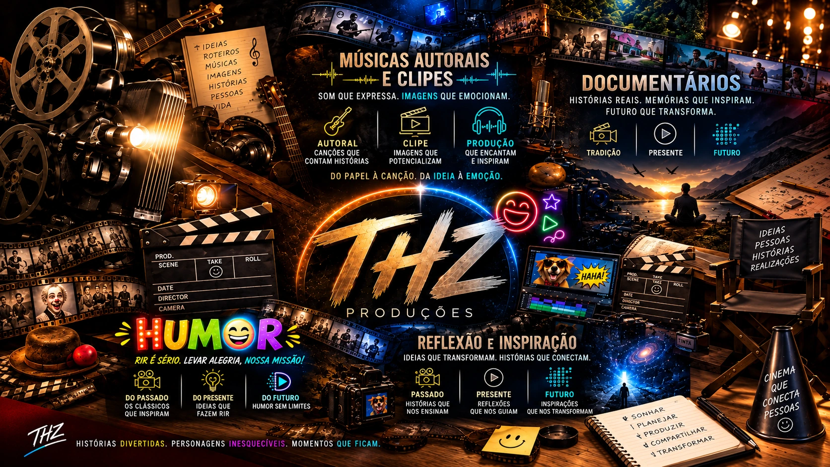 Capa da THZ Produções