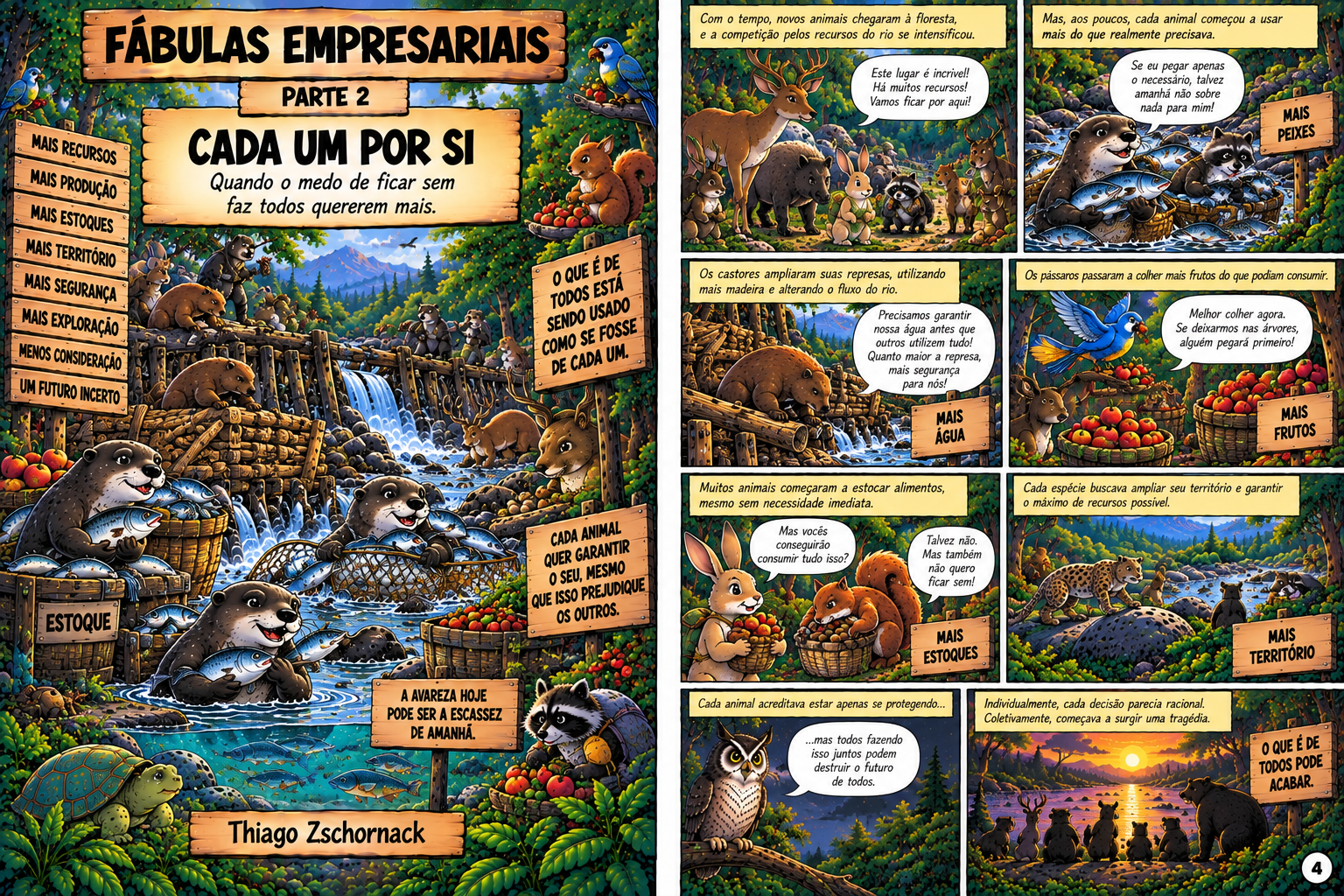 A Fábula dos Animais e o Rio da Avareza — parte 2