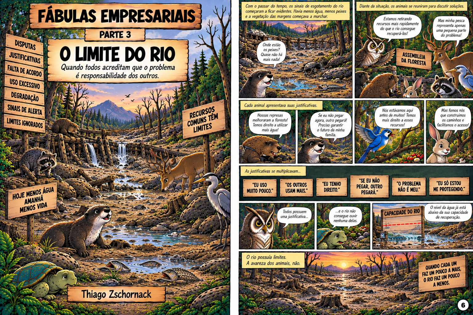 A Fábula dos Animais e o Rio da Avareza — parte 3