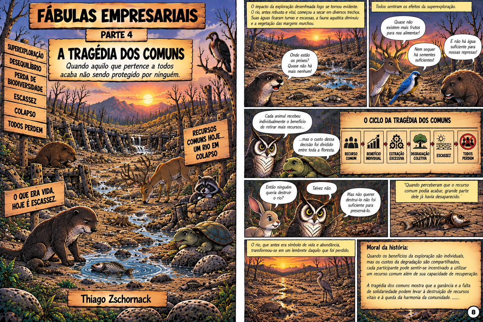 A Fábula dos Animais e o Rio da Avareza — parte 4