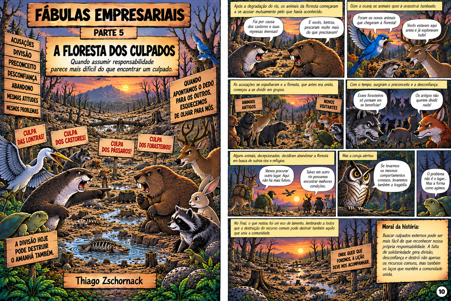 A Fábula dos Animais e o Rio da Avareza — parte 5