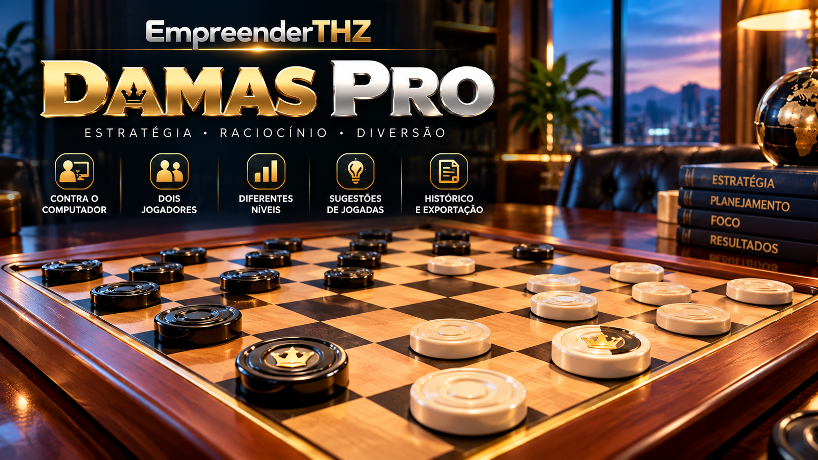 Capa oficial do Damas Pro da EmpreenderTHZ