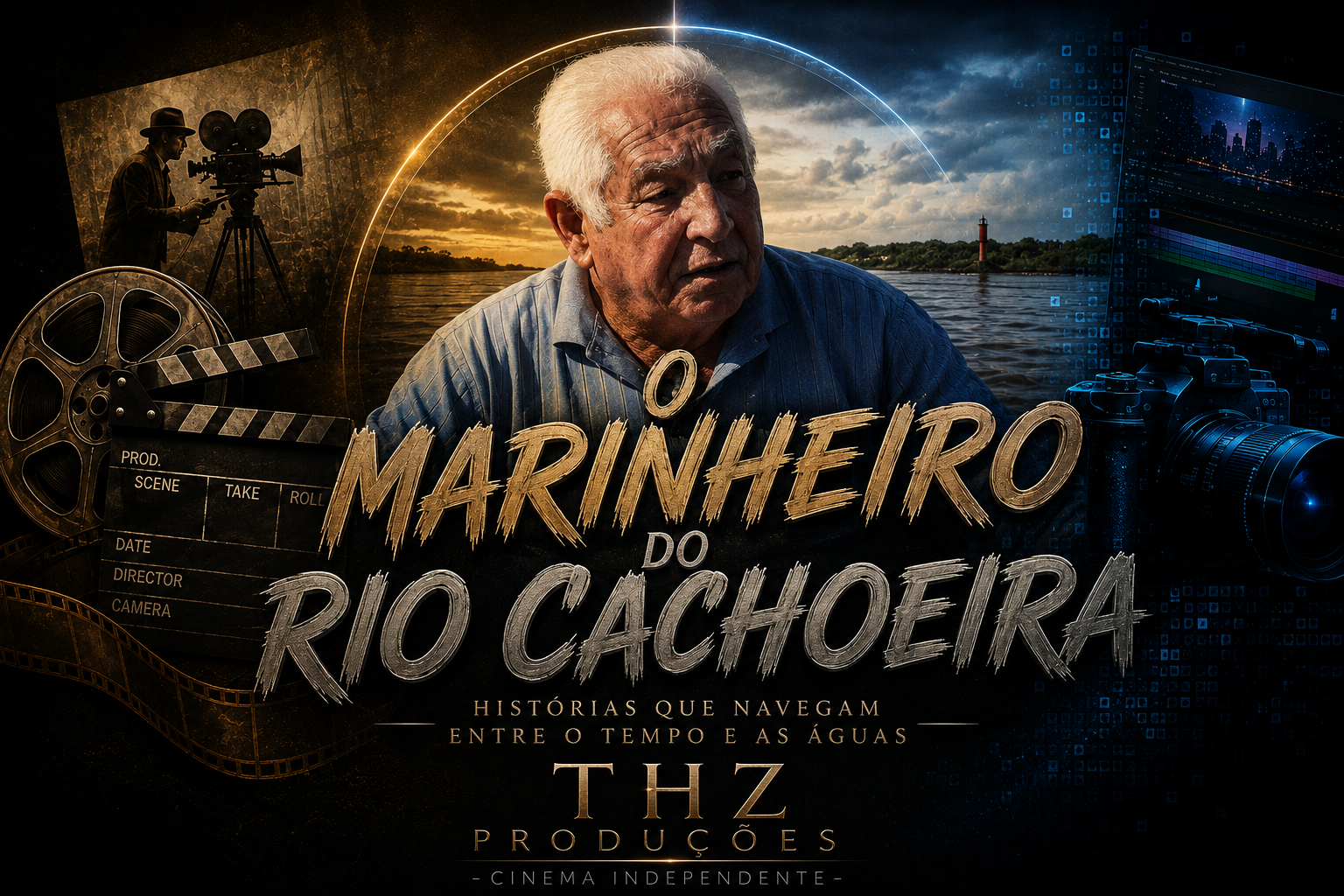 Arte de divulgação de O Marinheiro do Rio Cachoeira