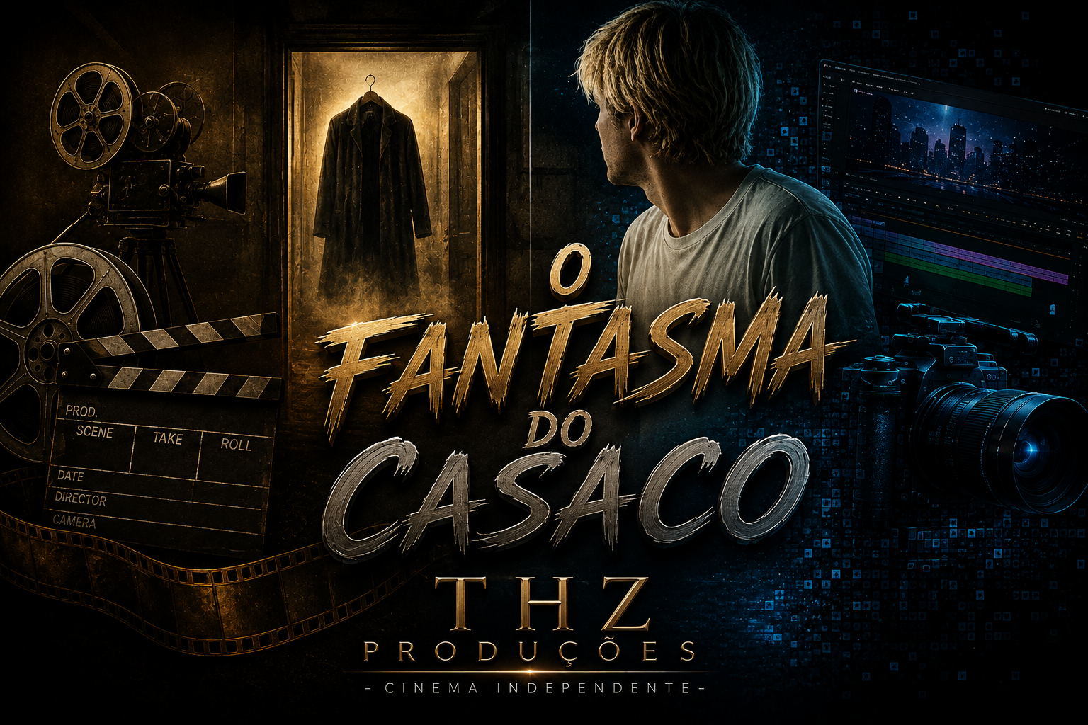 Arte de divulgação de O Fantasma do Casaco