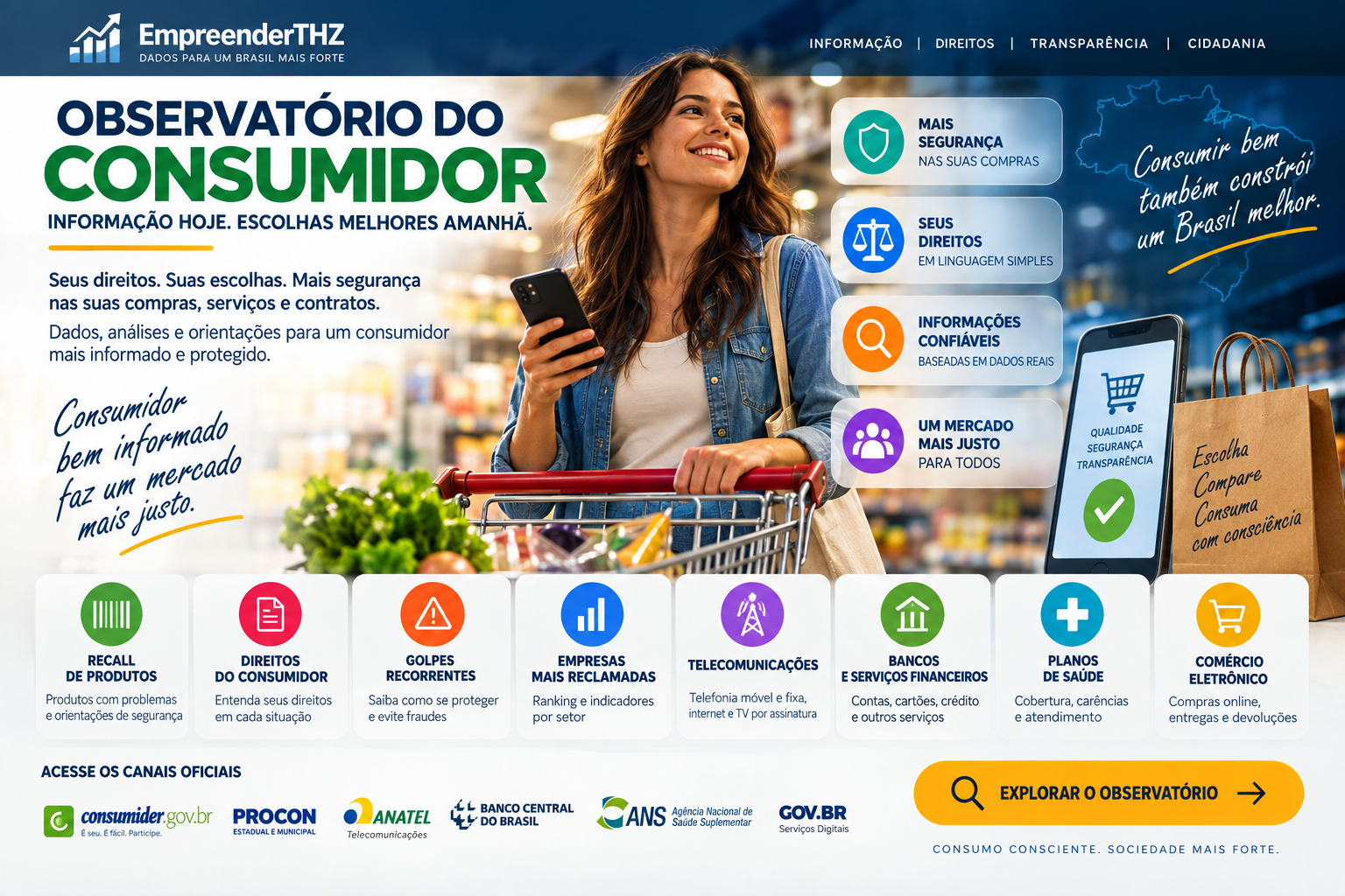 Capa do Observatório do Consumidor